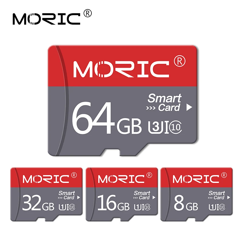 

Original Moric Micro SD 32GB 64GB 128gb 256GB Class 10 mini TF Card 4gb 8GB 16GB cartao de memoria Flash Memory for phone/PC