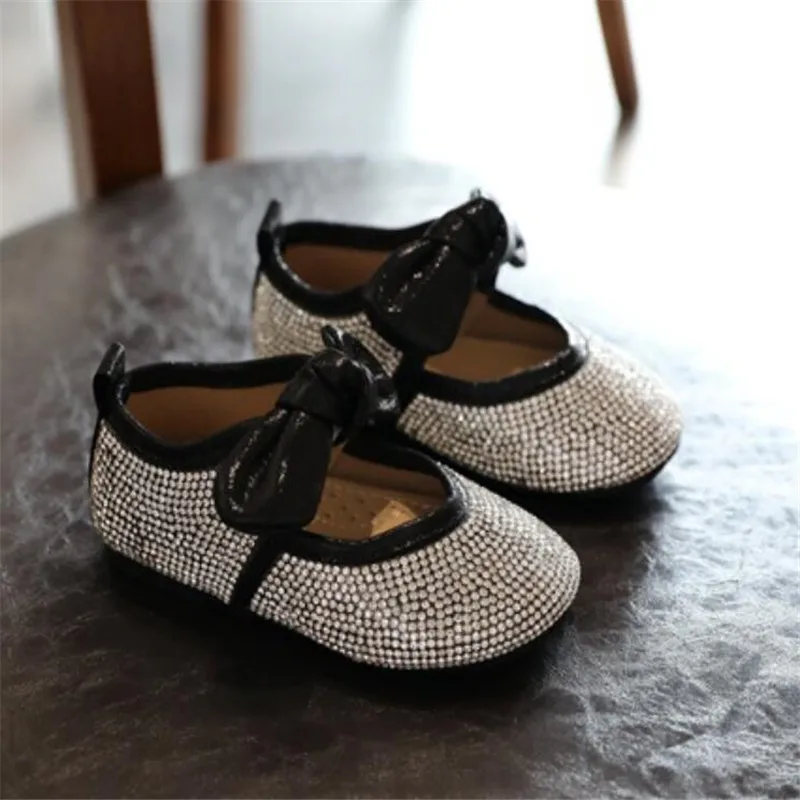 2020 Весенняя детская обувь для маленьких девочек с бриллиантами Детская