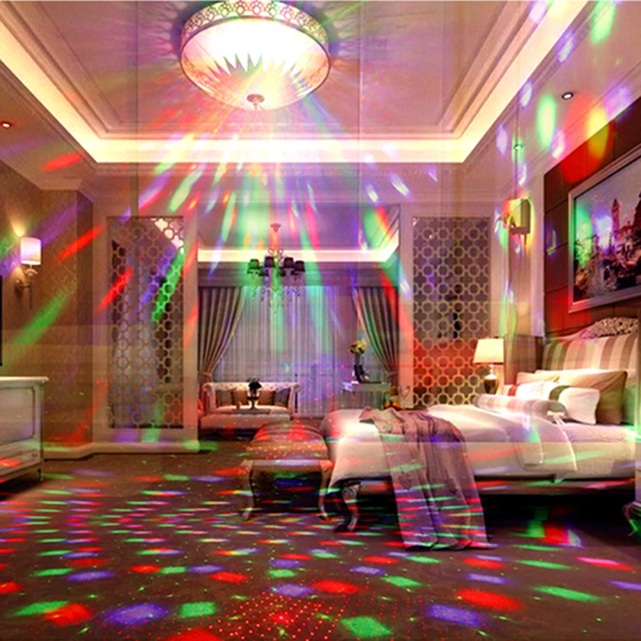 светомузыка Светодиодный шар для дискотеки 128 моделей USB вечерние светильник