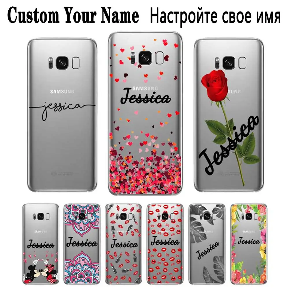 Изготовленный на заказ Ваше имя DIY Горячая подарок чехол КРЫШКА ДЛЯ samsung Galaxy S5 S6 S7