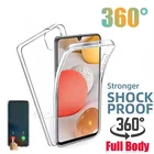 Чехлы с полным покрытием 360 для Samsung S20 FE S21 Plus Note 20 Ultra A01 Core A11 A21S A31 A41 A51 A71 A02S A12 A42 A32 A52 A72, чехлы