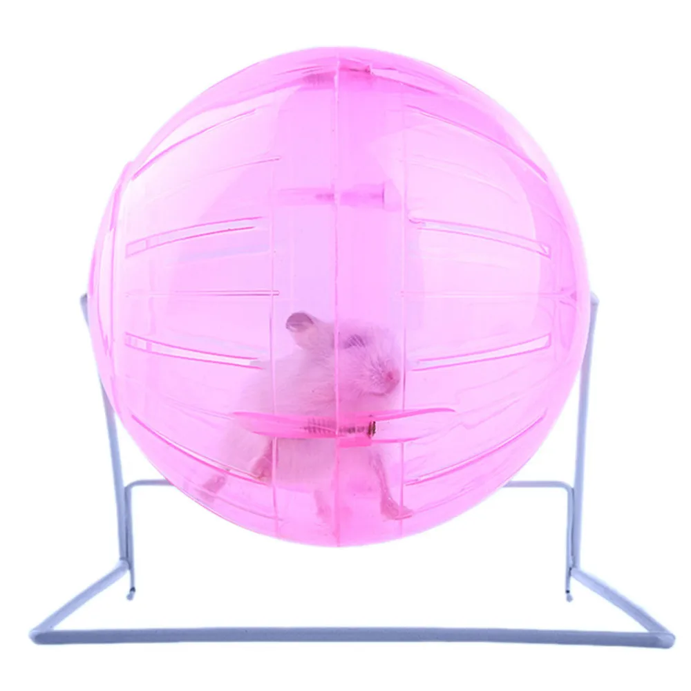 

Hamster Ball Running Sports Exercise Small Pets Cage Accessories Hanging Rack Transparent Jogging Hamsters Wheel Guinea Pig Toys