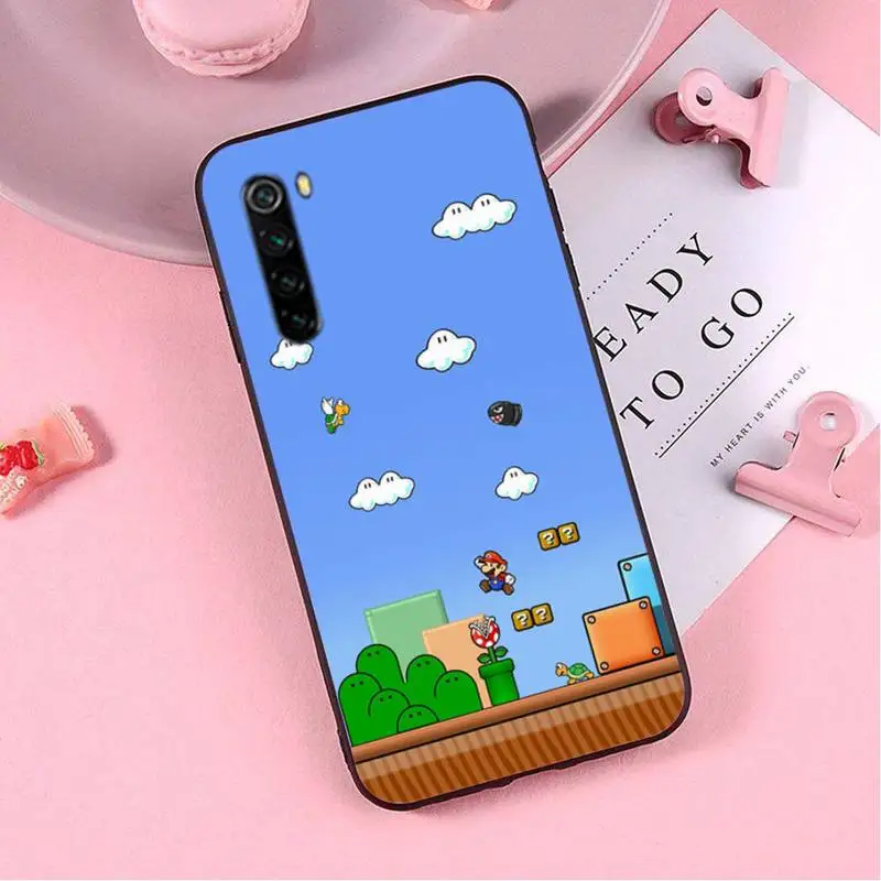 

Super Mario Phone Case case coque fundas etui for xiaomi note max mi 3 7 8 9se Redmi 7 7a 8 8t 10 pro lite cases cover