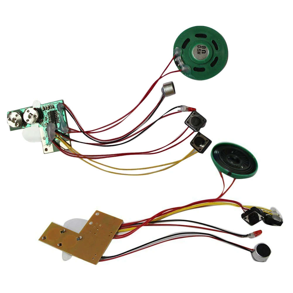 2 шт. DIY музыкальная батарея питание записываемая поздравительная открытка