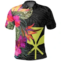 hawaii polo shirt hibiscus polynesian pattern style 3d printed polo shirt men for women short sleeve summer reggae t shirt