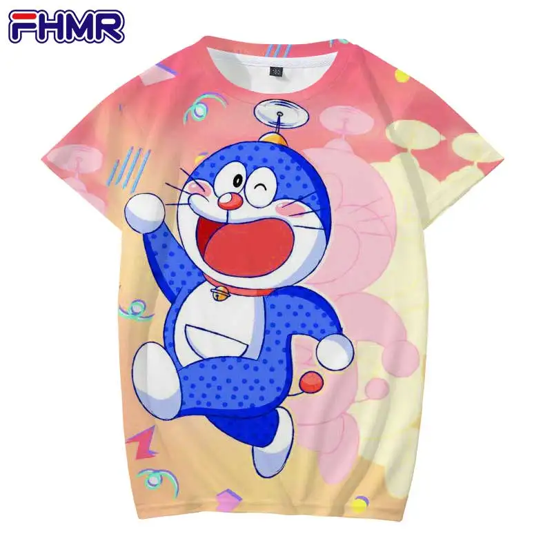 

kids T Shirt girl Kawaii Summer Tops Anime Graphic Print Short sleeve boys Harajuku Tshirt 2021 Hot game baby Streetwear clothes