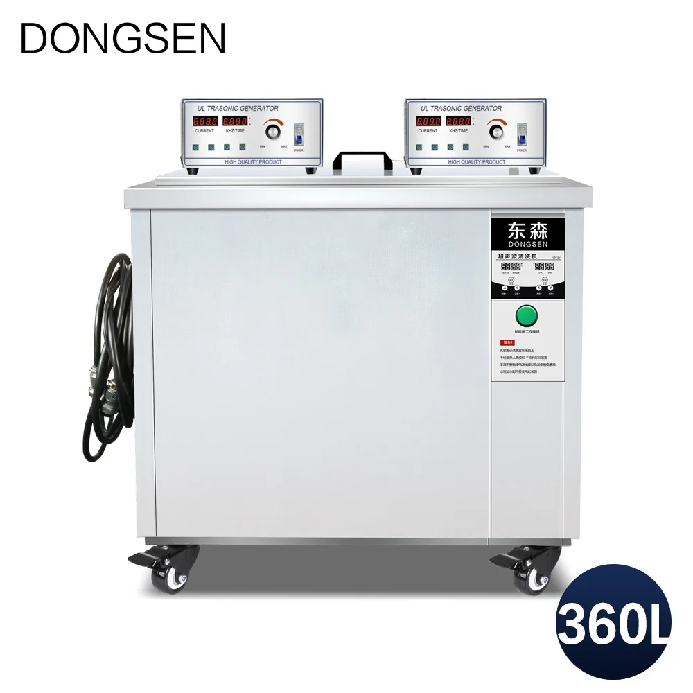 

Ultrasonic Cleaner 360L Time Heater Adjustment Motherboard Gear Bearing Mold Carburetor Stainless Steel Chain Ultrasonic Bath