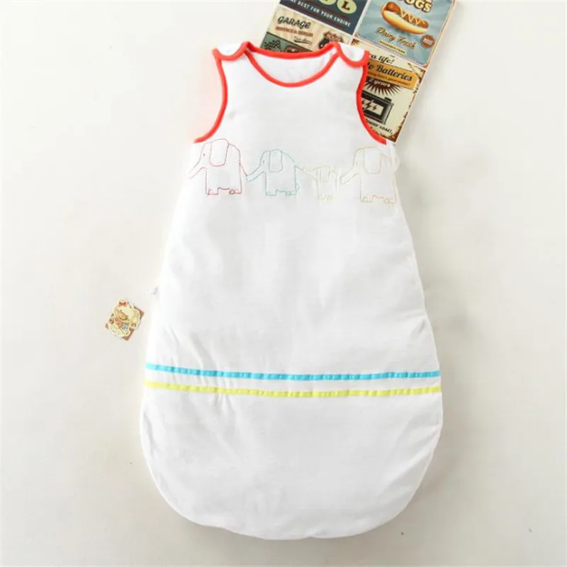 Детский спальный мешок зимний хлопковый теплый без рукавов 85 см конверт