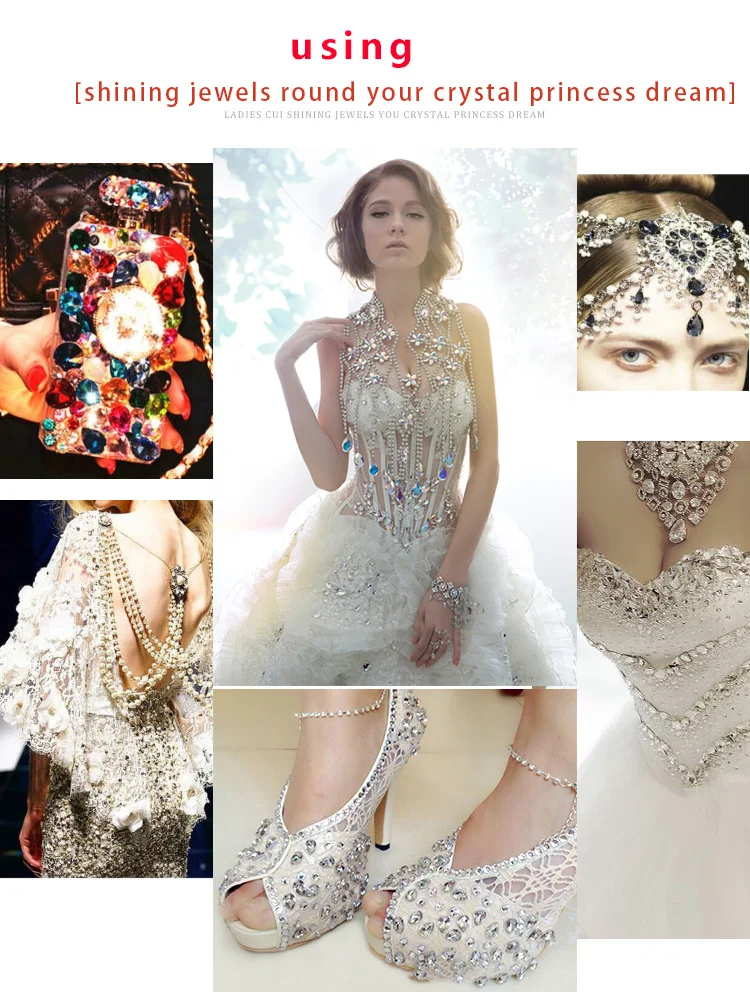 20 шт 10x14 мм стеклянные капли Кристалл пришить стразы камень драгоценности