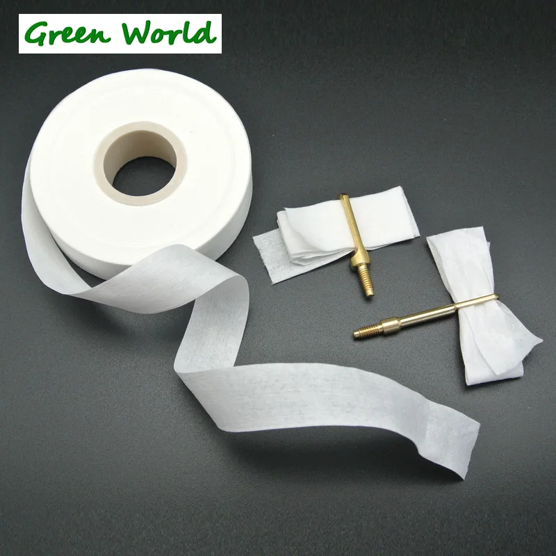 Нашивки для чистки пистолета Green World 1 рулон/партия высокая впитывающая