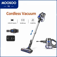 moosoo x6 handheld vacuum cleaner 12kpa strong suction power hand stick cordless stick aspirator 1 2l 100w stick vacuum cleaner