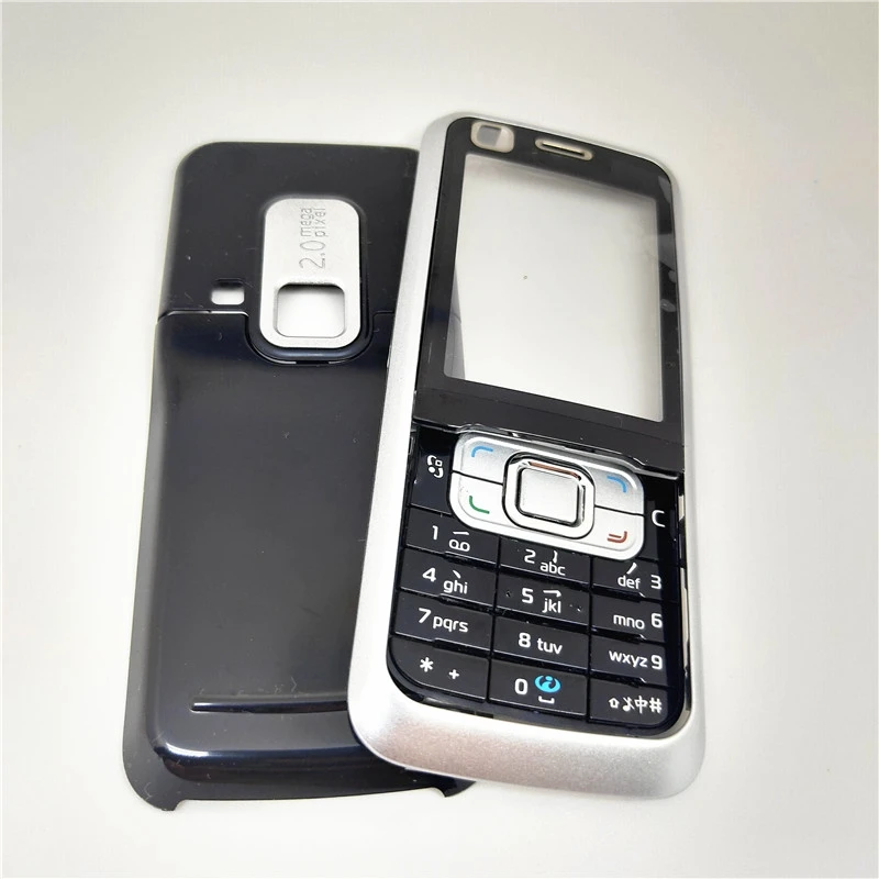 Новинка чехол для телефона Nokia 6120 6120C + клавиатура задняя крышка аккумулятора с