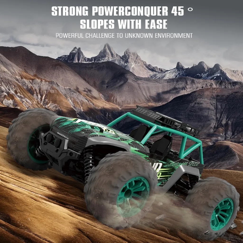 

1:14 2.4Ghz 4WD 36Km/h RC Alloy Truck Remote Control Car Off Road RTR Green