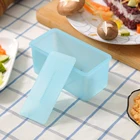 Практичная Прямоугольная форма для суши форма для рисовых шариков, практичный инструмент для тиснения дома, Многофункциональный кухонный чехол для бэнто