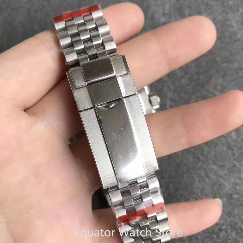 

Men's Blue GMT Watch 40mm Sapphire Glass Stainless Steel Ceramic Bezel Luminous Waterproof Men Automatic Mechanical Wristwatches