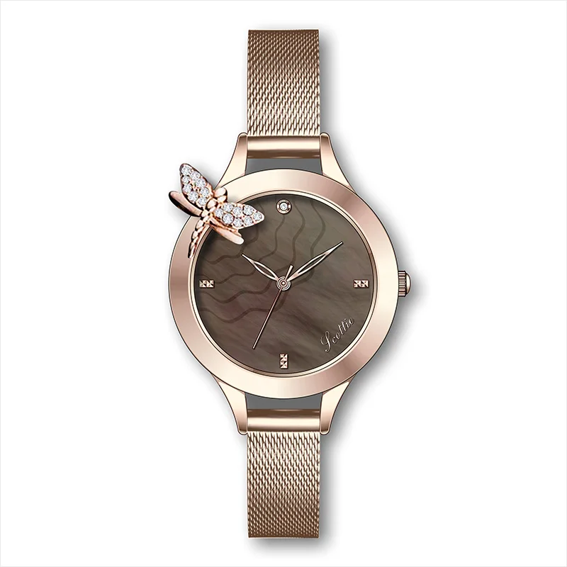 Luxury Brand Women Watches Ladies Japan Quartz Round Butterfly Bracelet Relojes For Laides Rhinestone Female Wristwatch Relogios | Наручные