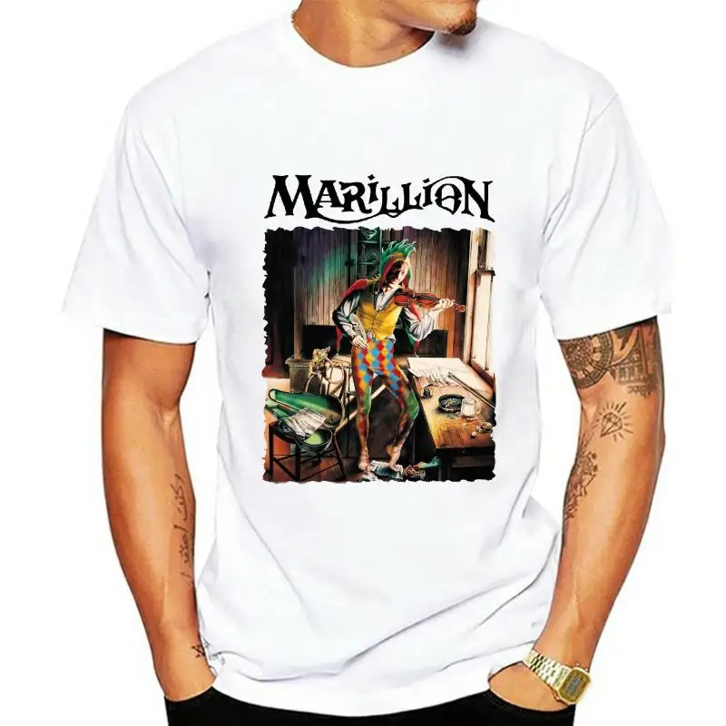 

Ретро винтажная хипстерская футболка унисекс Marillion Writer F R A Jester Tear 83 854