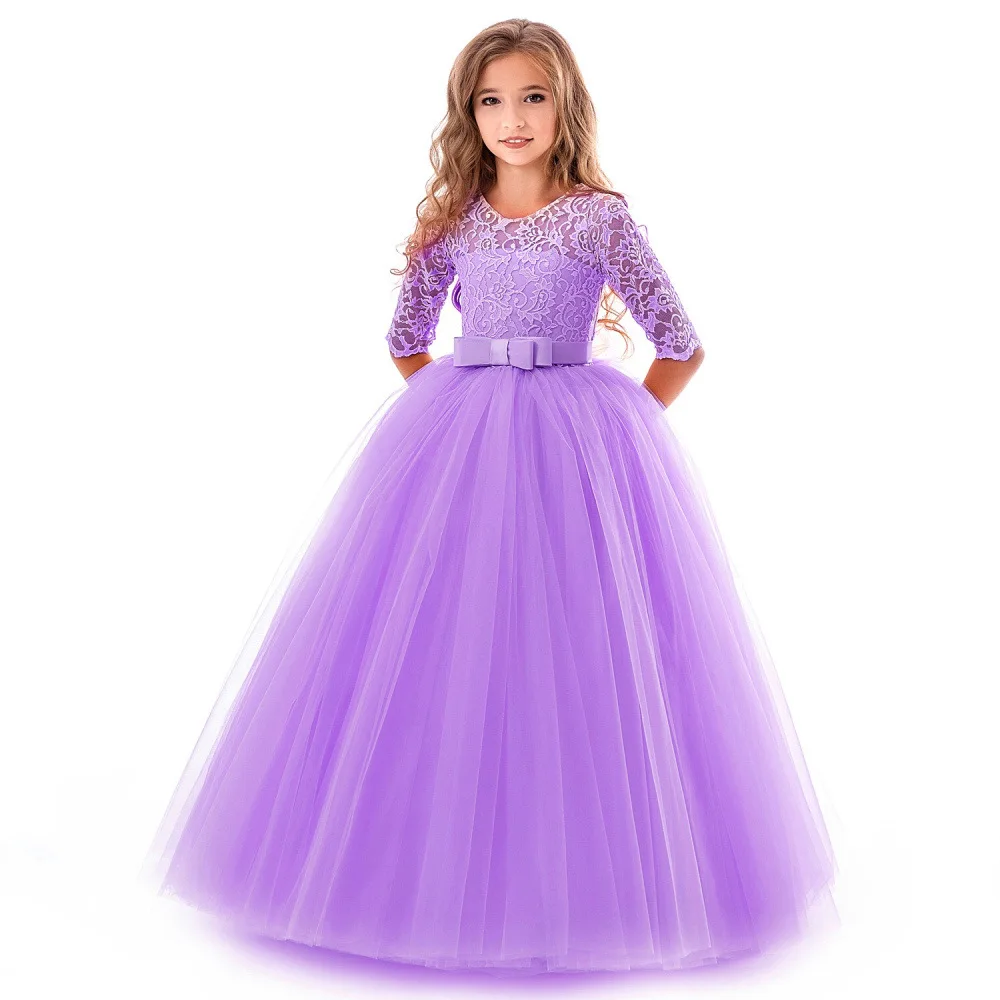 Children Princess Girls Party Wear Kids Christmas Dress Girl's Birthday Baby Girl Wedding Banquet Clothes 3-14 years | Детская