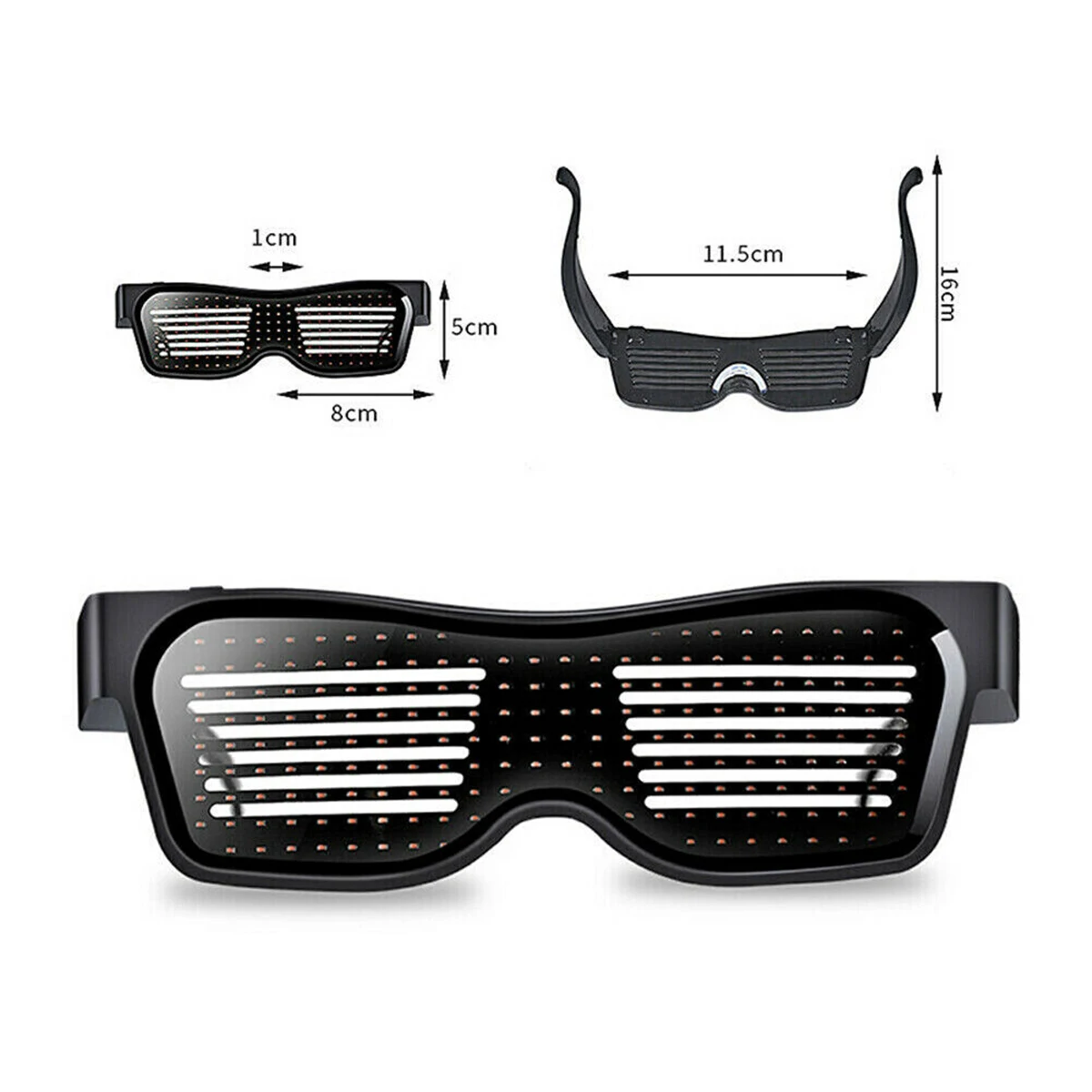 Светодиодный светильник BT для очков с зарядным кабелем сцены вечерние