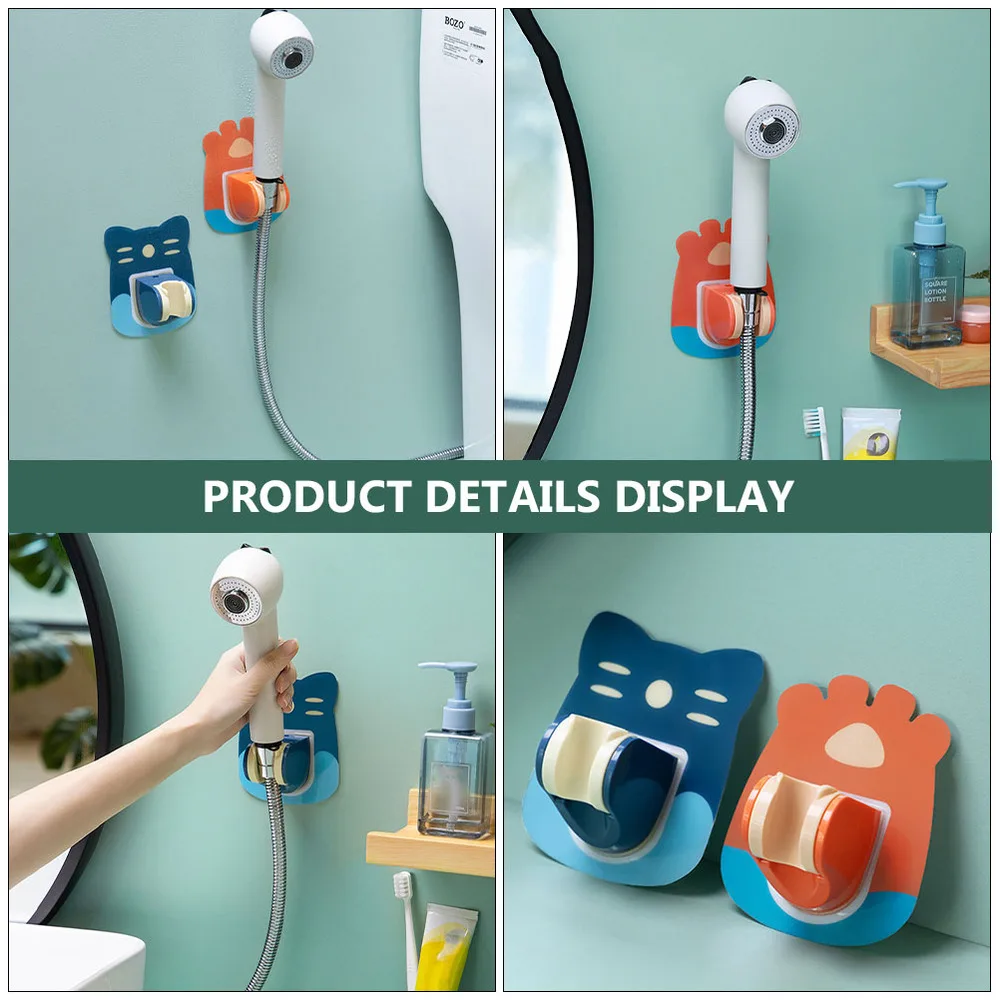

2Pcs Household Cartoon Practical Holders Shower Nozzle Holders