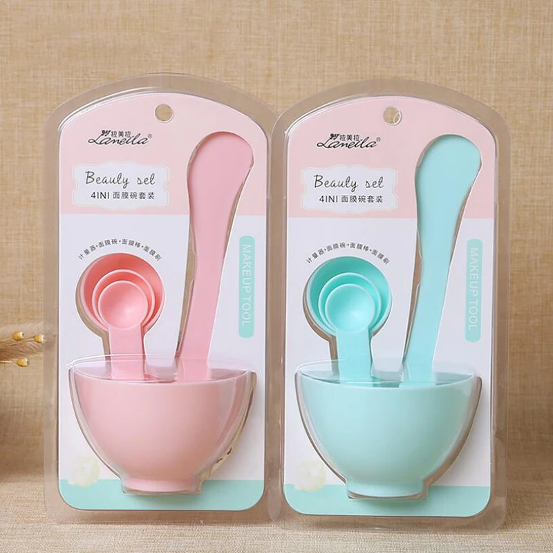 

Mask Mixing Bowl Brushes Applicator DIY Face Mask Mixing Tools Set Home Facial Eye Body Mask Mud Mixing Lady Girls Home