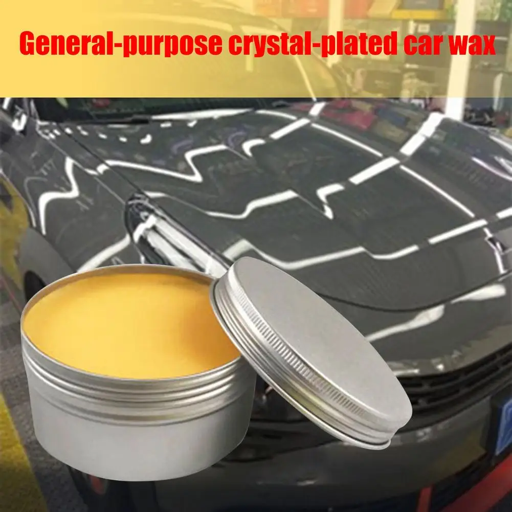 

100g Car Wax Crystal Plating Set Hard Carnauba Wax Layer Covering Paint Surface Coating Formula Waterproof Film Car Polish Agent