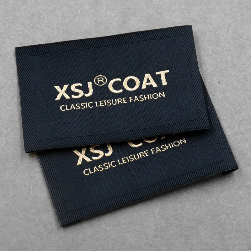 Customized Fabric Sewing Clothing Labels For Garment Brand Logo Woven Label With Personalized Name Clothes Tags Dress | Дом и сад