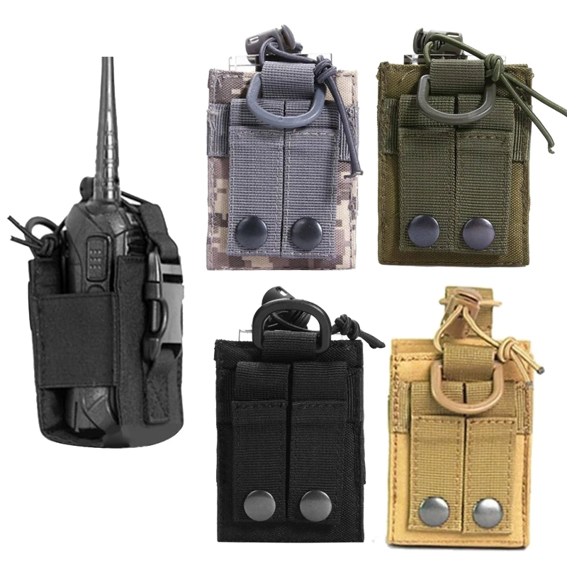 

Nylon Radio Walkie Hunting Talkie Bag Package Pouch Holder Tactical Outdoor Sports Pendant Military Molle Radio Hunting Pocket