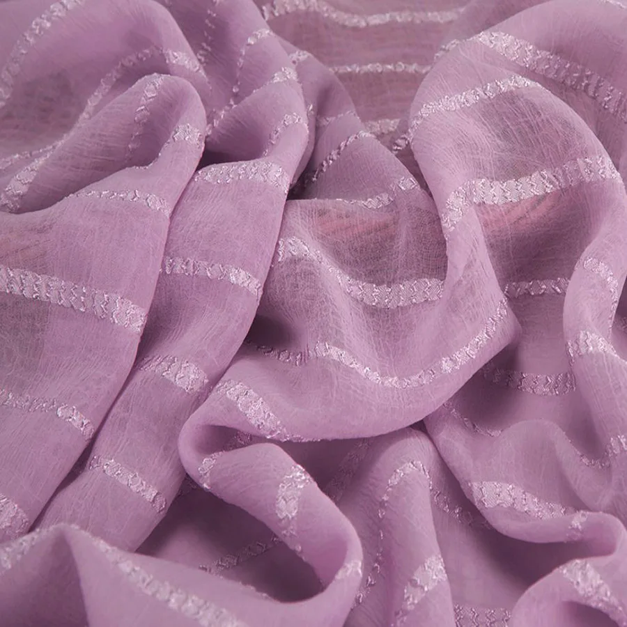 Креп-шифон блестящая шелковая ткань мягкая дышащая сделай сам для