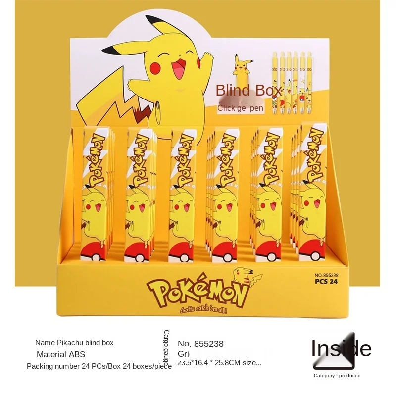 Креативная гелевая ручка с мультяшным аниме покемоном Пикачу 0 5 мм точка для