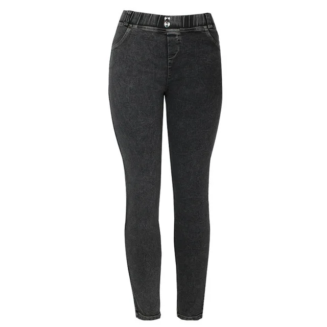 

New denim peach hip up jeans Leggings sports tight Yoga Pants