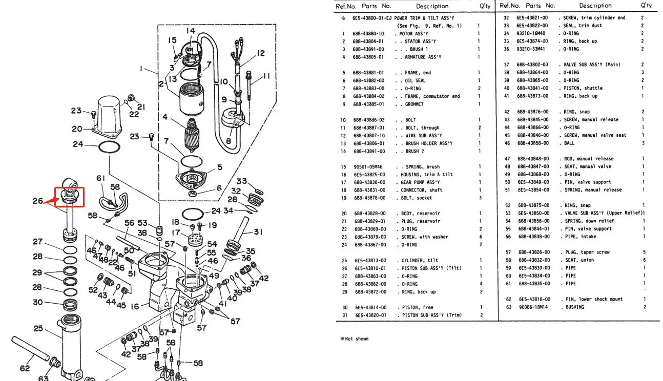 6E5 43810 наклонная отделочная крышка в сборе для подвесного мотора Yamaha Old Series 6G5 6G4 6G6