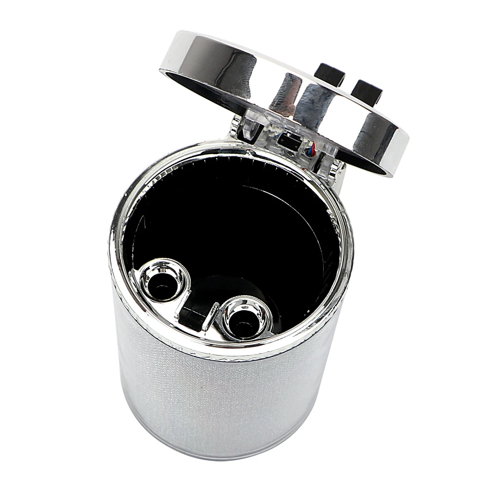 LEEPEE автомобильная пепельница со светодиодной подсветкой дым пепел цилиндр из