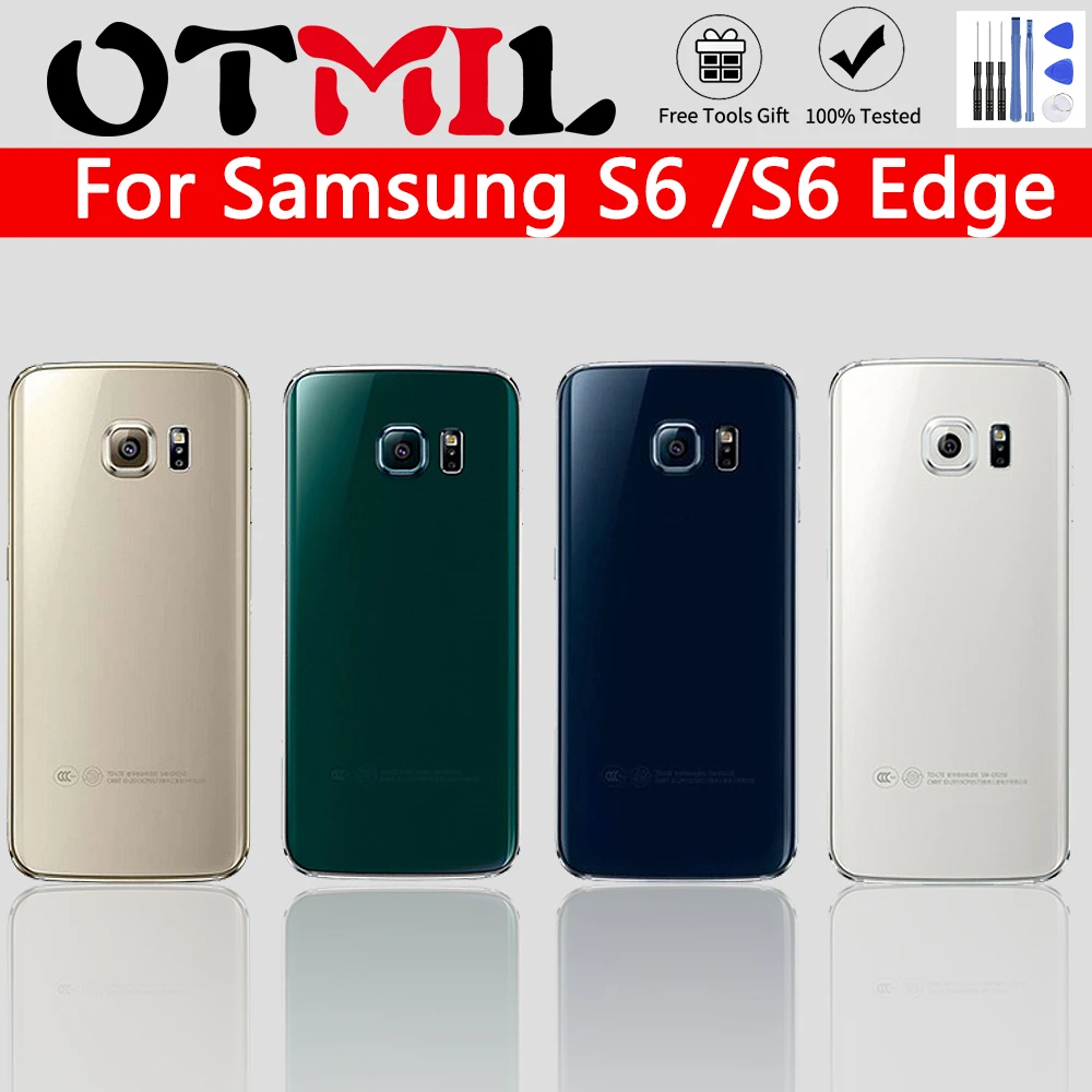 Задняя крышка аккумулятора S6 Edge G925 G920 для Samsung Galaxy S 6 задний стеклянный чехол EDGE |