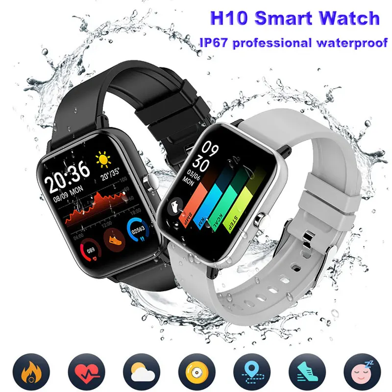 

2021 New Smart Watch Full Touch Screen P18 Smart Watch 8 Clock Sports Mode Smart Watch Unisex
