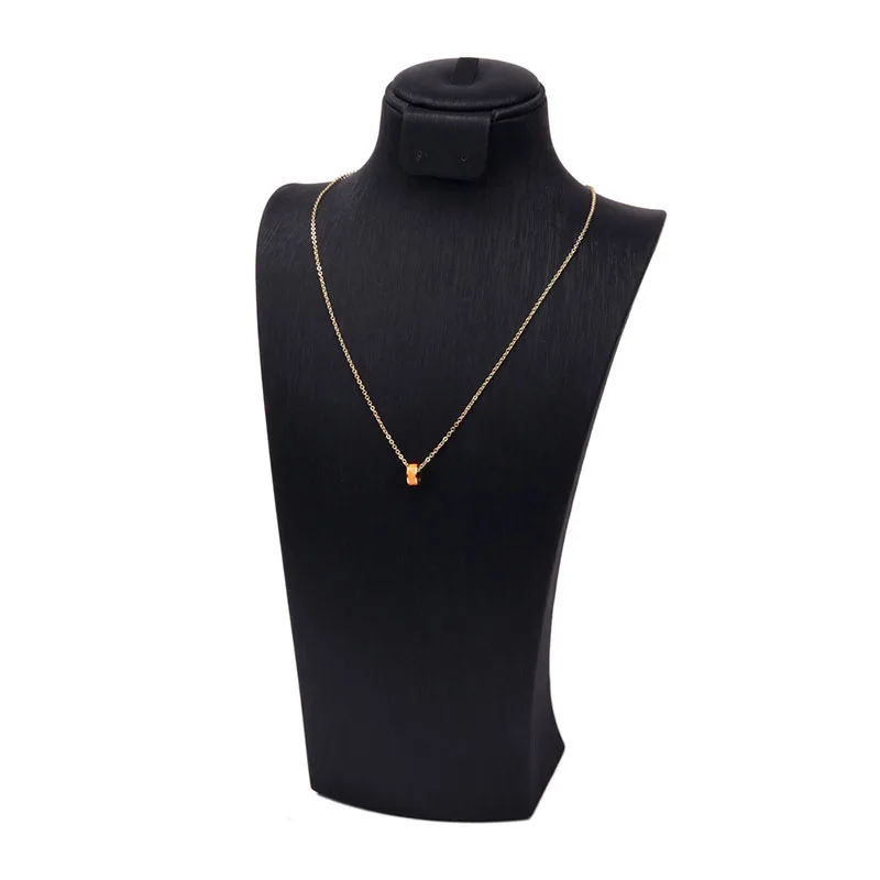 Женское летнее ожерелье с эмалью простой геометрический круг цепочка до ключицы