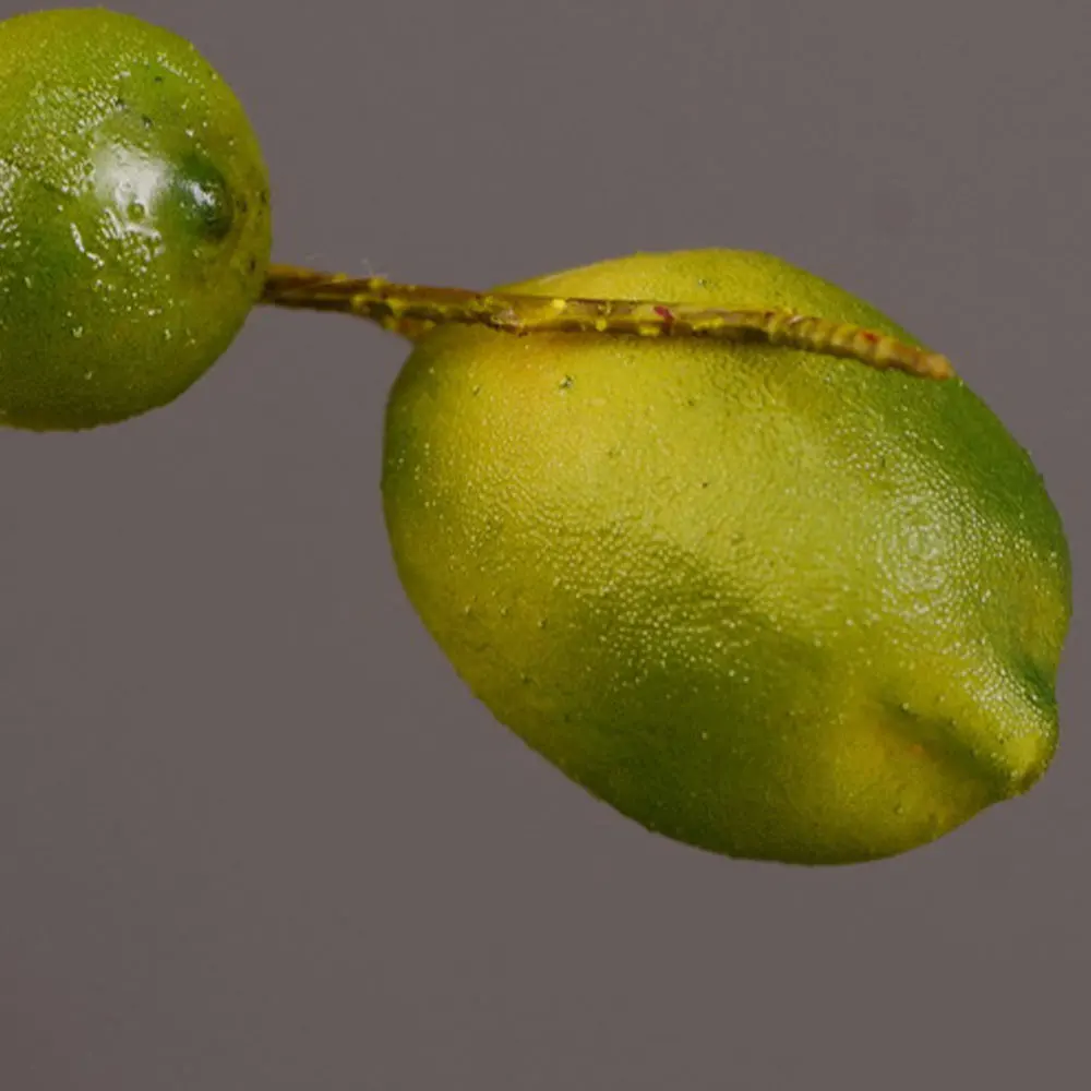 Дешевая искусственная лимон моделирование фруктовое дерево ветка Желтая