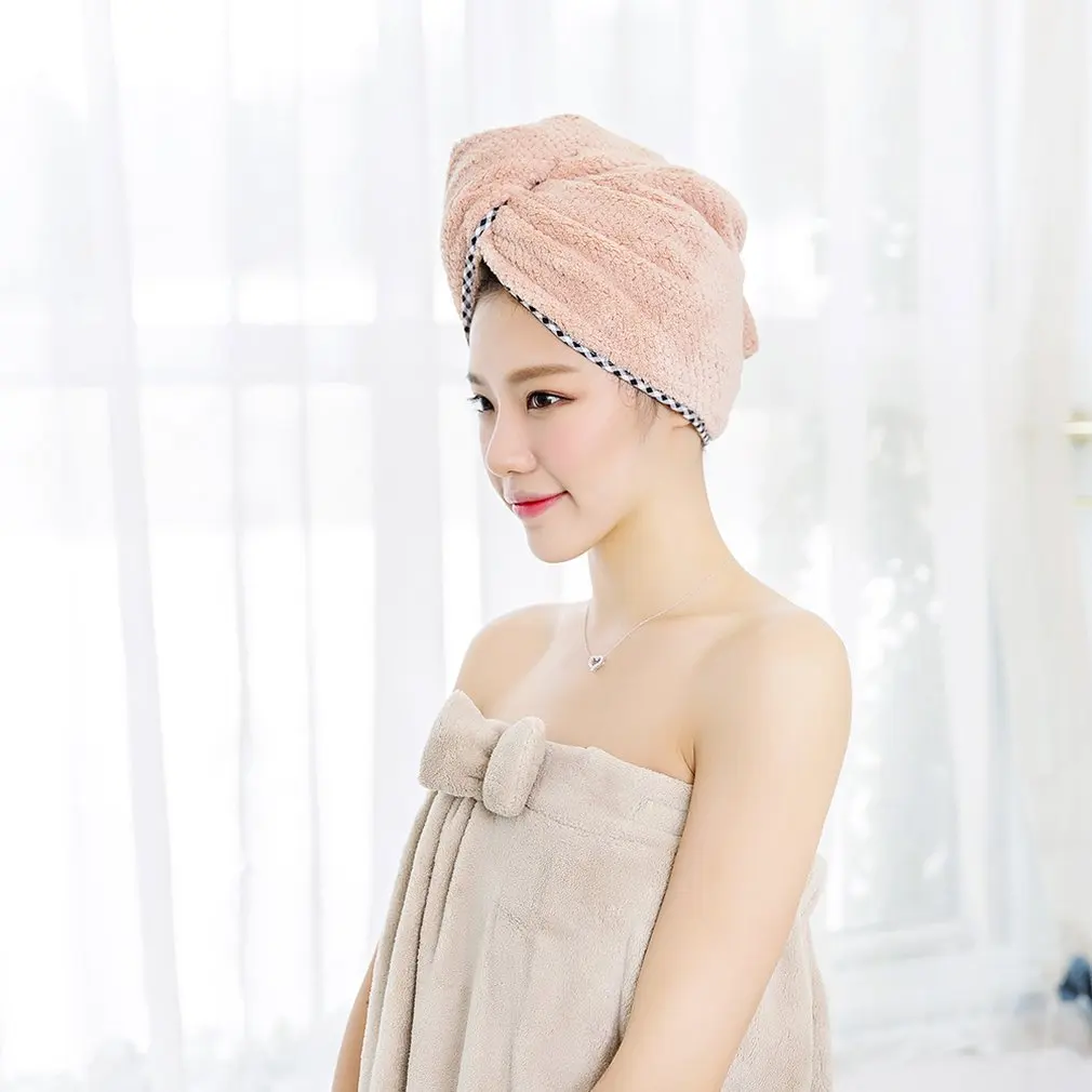 Волшебное полотенце для сушки волос из микрофибры быстросохнущее супер