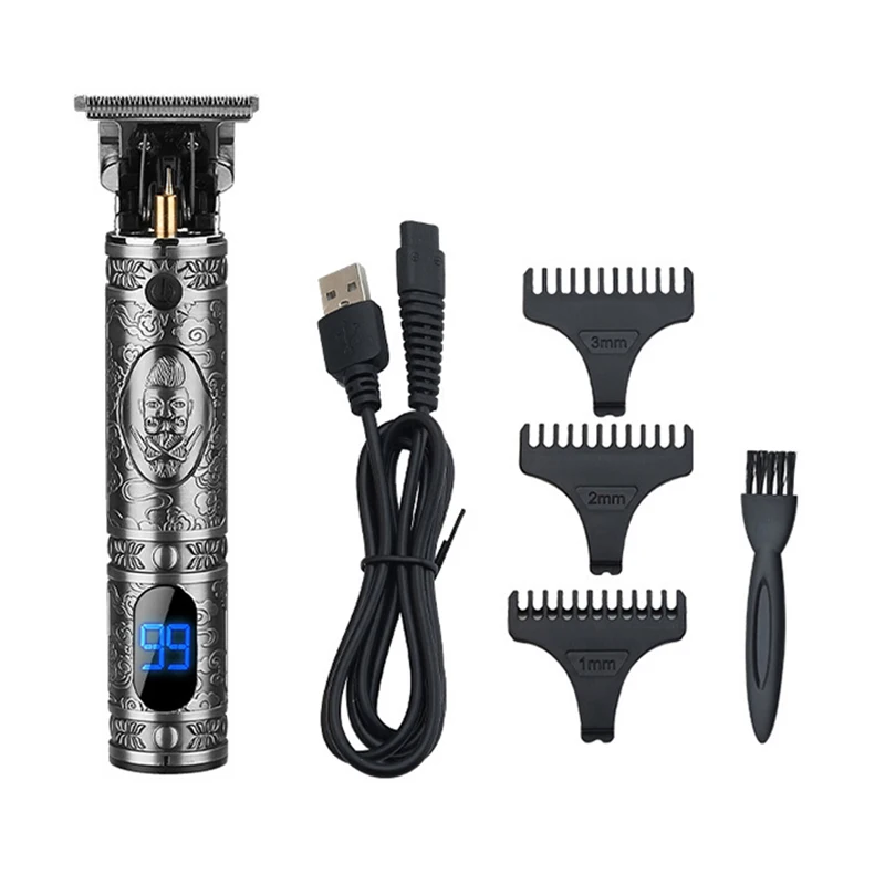 

Hair Trimmer USB Rechargeable T9 Hair Clipper electric trimmer man Barber Cutting Machine Professional electric hair clipper