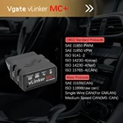 Новый Vgate vlinker MC iCar Pro Bluetooth-совместимый 4,0Wi-Fi OBD2 сканер для AndroidIOS как icar2 ELM327 автоматический считыватель кодов