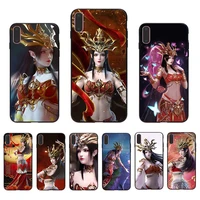 hard phone case for iphone 11 pro max 12 13 mini xs se x xr 6 8 7 plus shell anime battle through the heavens queen medusa cover