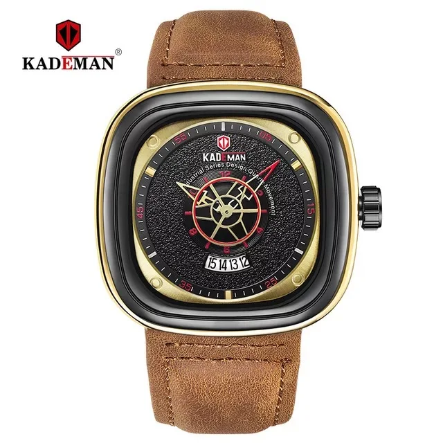

2021 new KDM top brand business leisure men's watch waterproof luminous calendar multifunctional sports quartz military watch