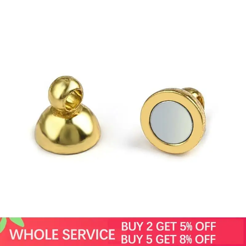 5 шт./лот круглые магнитные застежки сделай сам ювелирная застежка соединитель