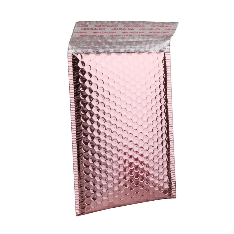 RFID Protection Rose Gold Silver Mail Shipping Bubble Mailer NFC Blocking Bag Custom Printing for Mobile Phone Packaging | Канцтовары