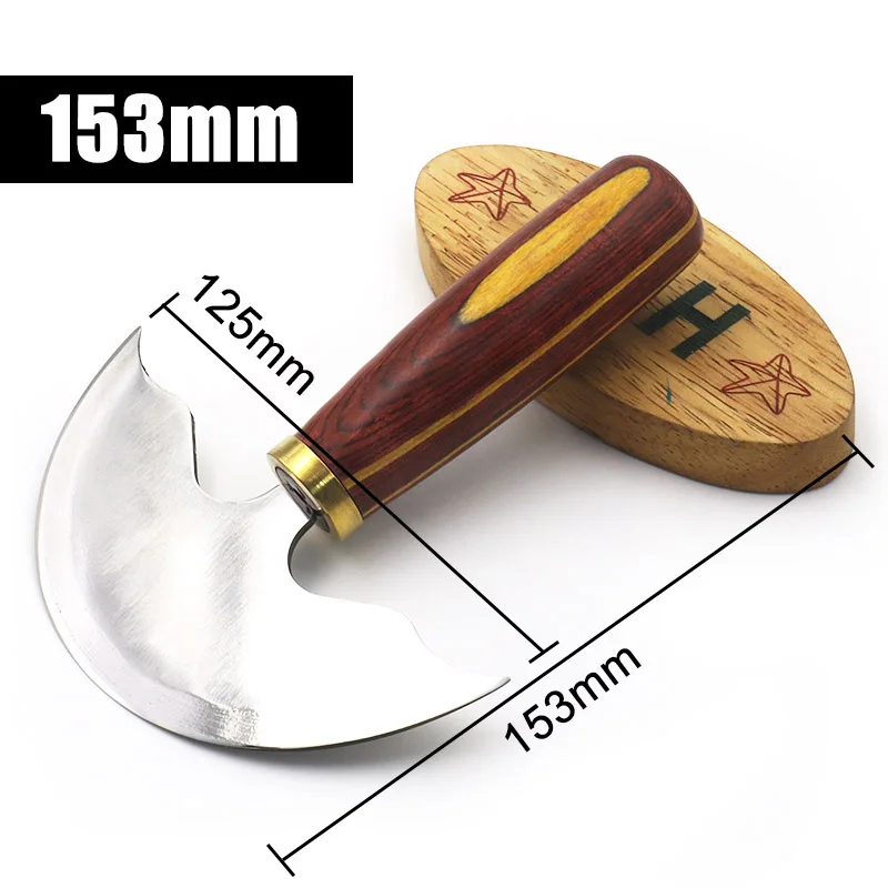L 153mm knife Высококачественный коррекционный изогнутый нож для снятия фаски кожаный триммер DIY инструмент для резки кожи DIY нож для коррекции обрезки кожи - Цвет: L 153mm knife