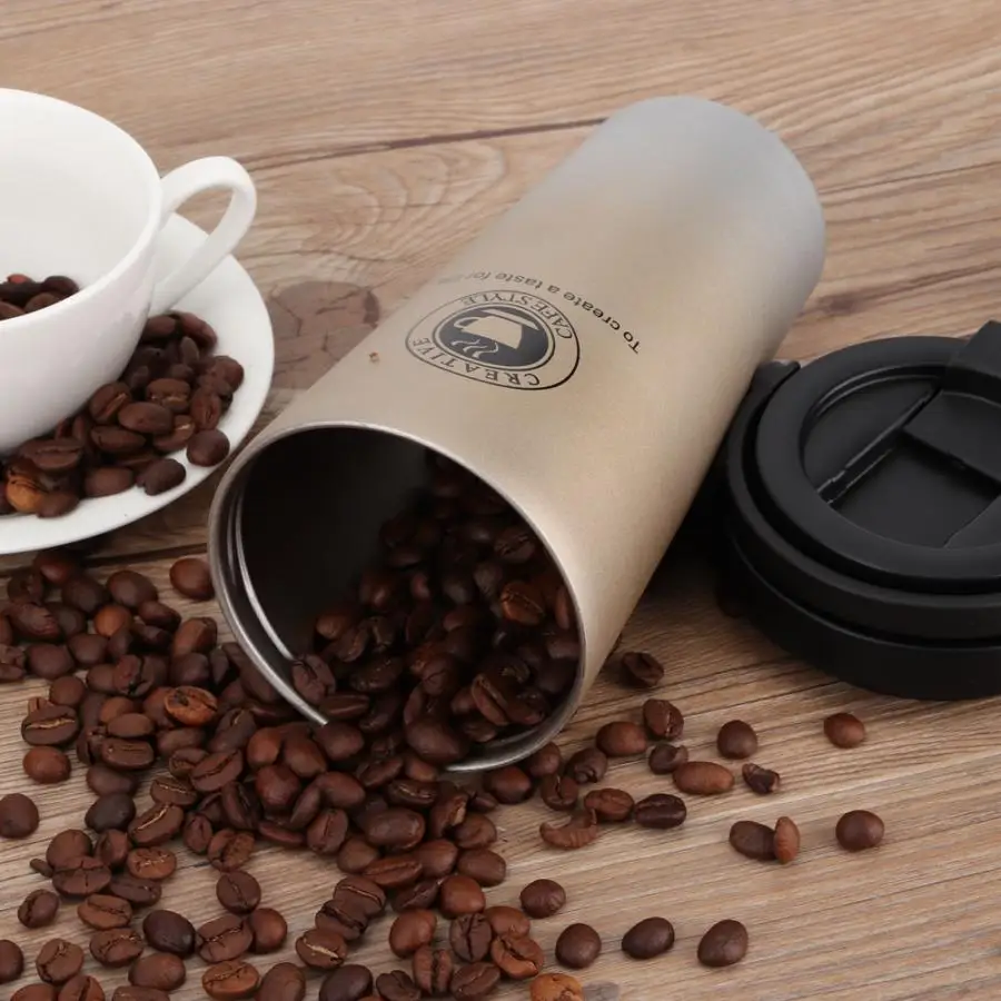 Термосы и термосы 500 мл нержавеющая сталь автомобильная Изолированная Вакуумная