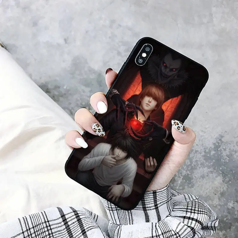 Death Note Comic Anime Phone Case for iphone 13 8 7 6 6S Plus X 5S SE 2020 XR 11 12mini pro XS MAX