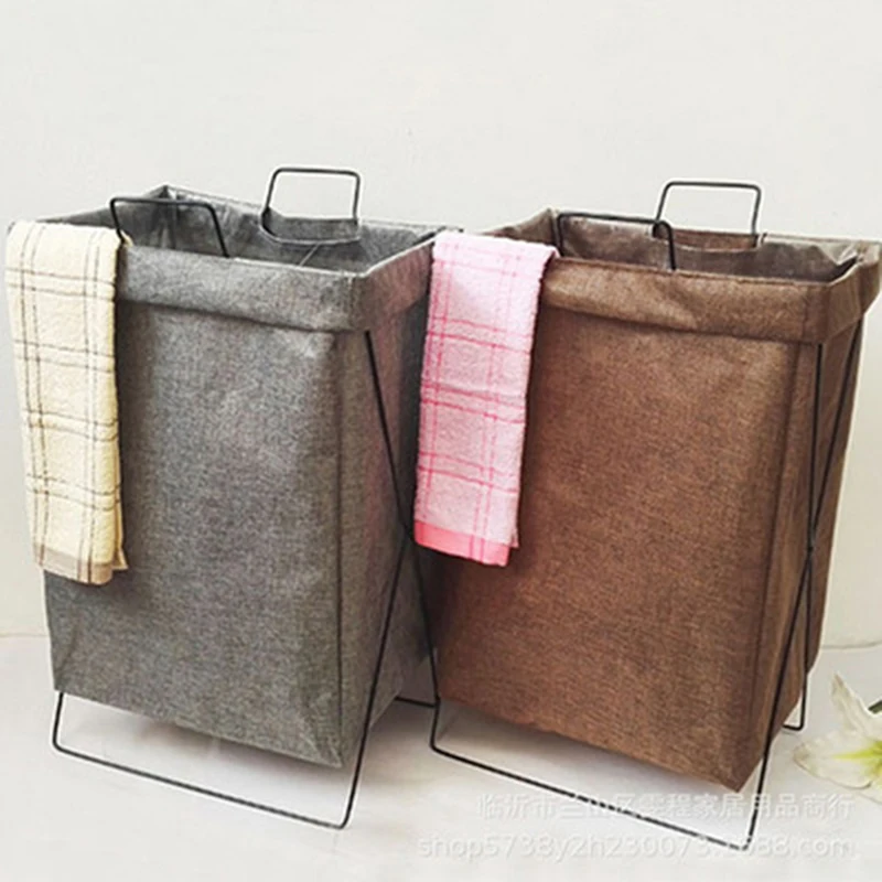 

Foldable Dirty Laundry Basket Waterproof Fabric Storage Basket For Clothes Toys