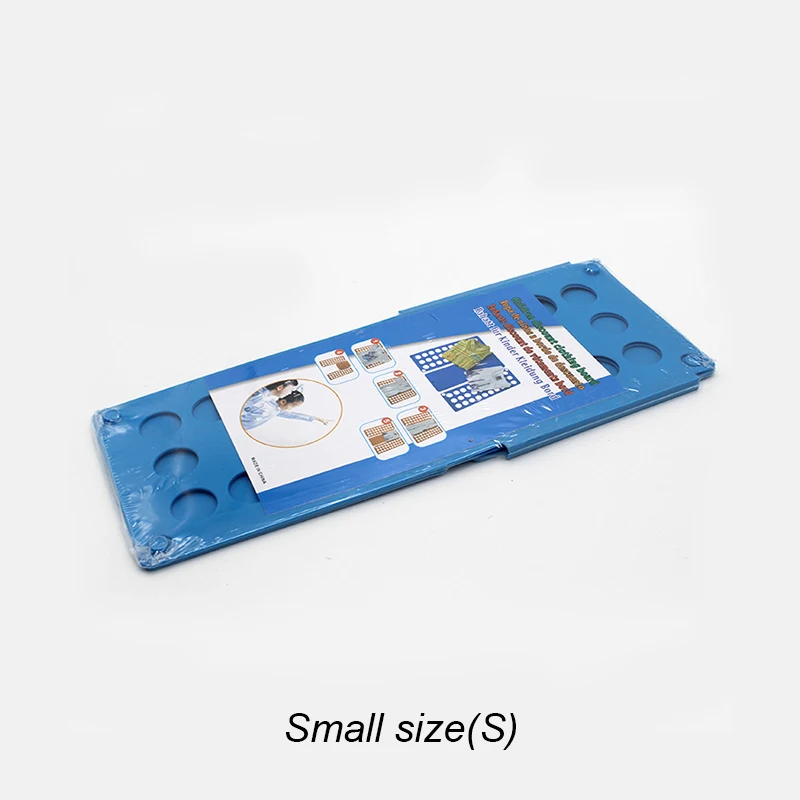 1pc lightblue S A641 Быстрая одежда складная доска качество для взрослых Волшебная Одежда Папка футболки джемпер одежда Бендер ребенок Прачечная футболка СИСТЕМА ОРГАНИЗАЦИИ - Цвет: 1pc lightblue S A641