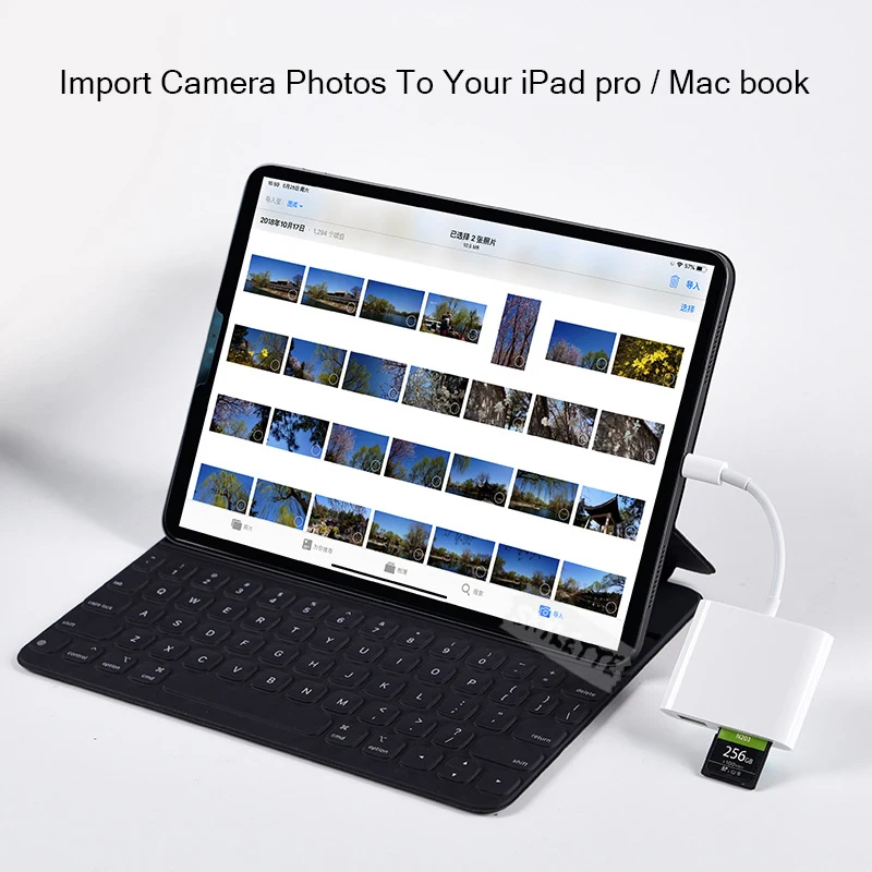 Картридер Type-C TF SD разъем для флеш-накопителя все в 1 OTG конвертер iPad Macbook Pro адаптер